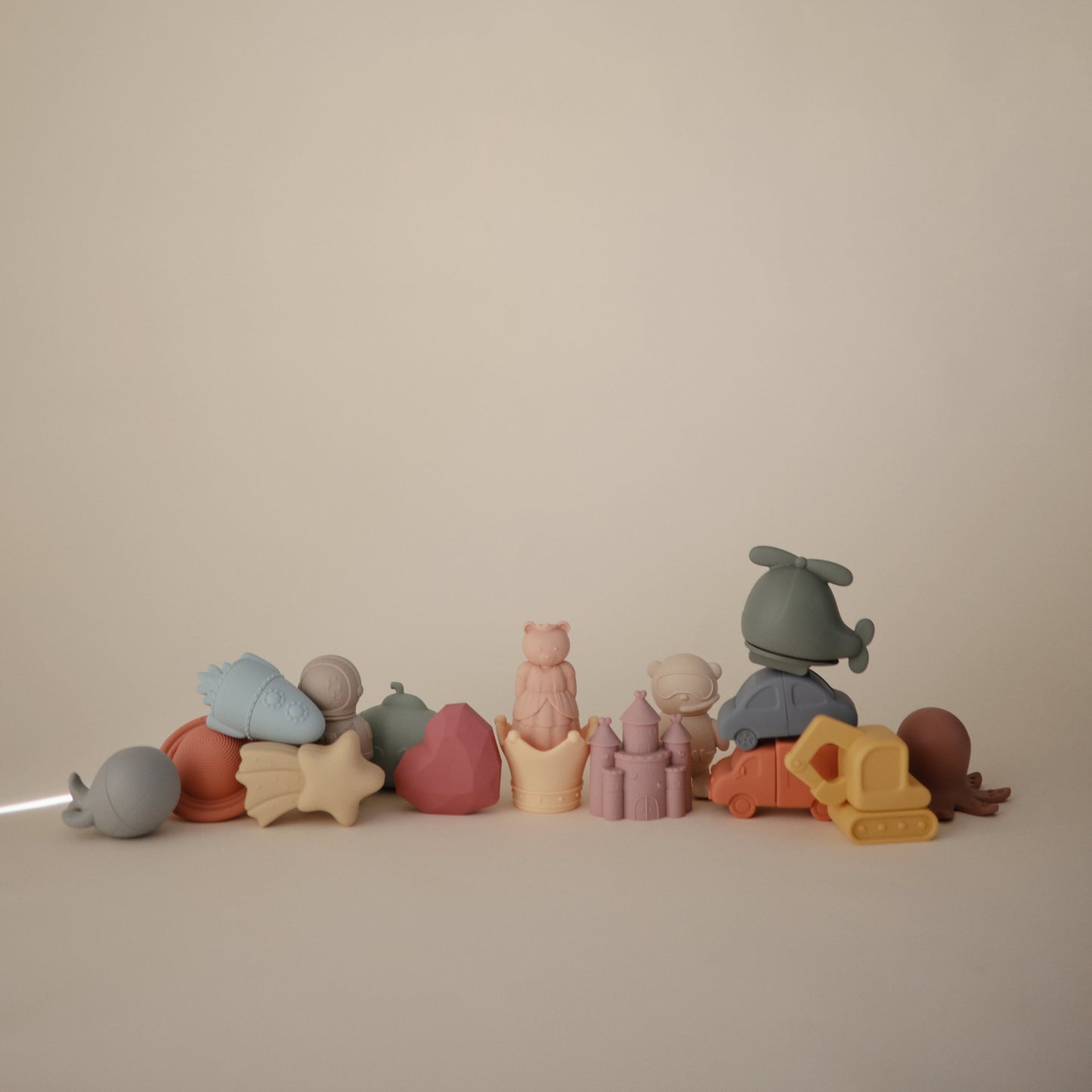 Mushie Sealife Mold-Free Bath Play Set β Silicone