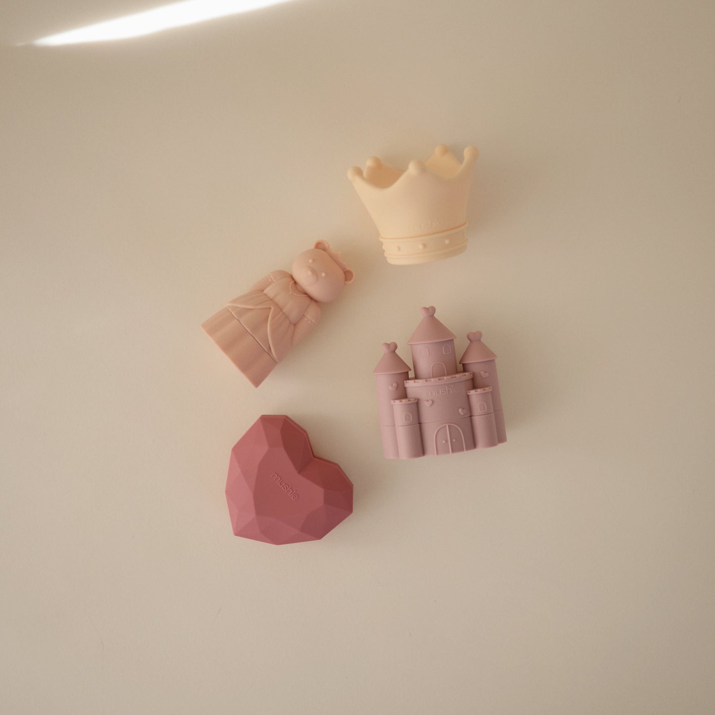 Mushie Princess Mold-Free Bath Play Set β Silicone
