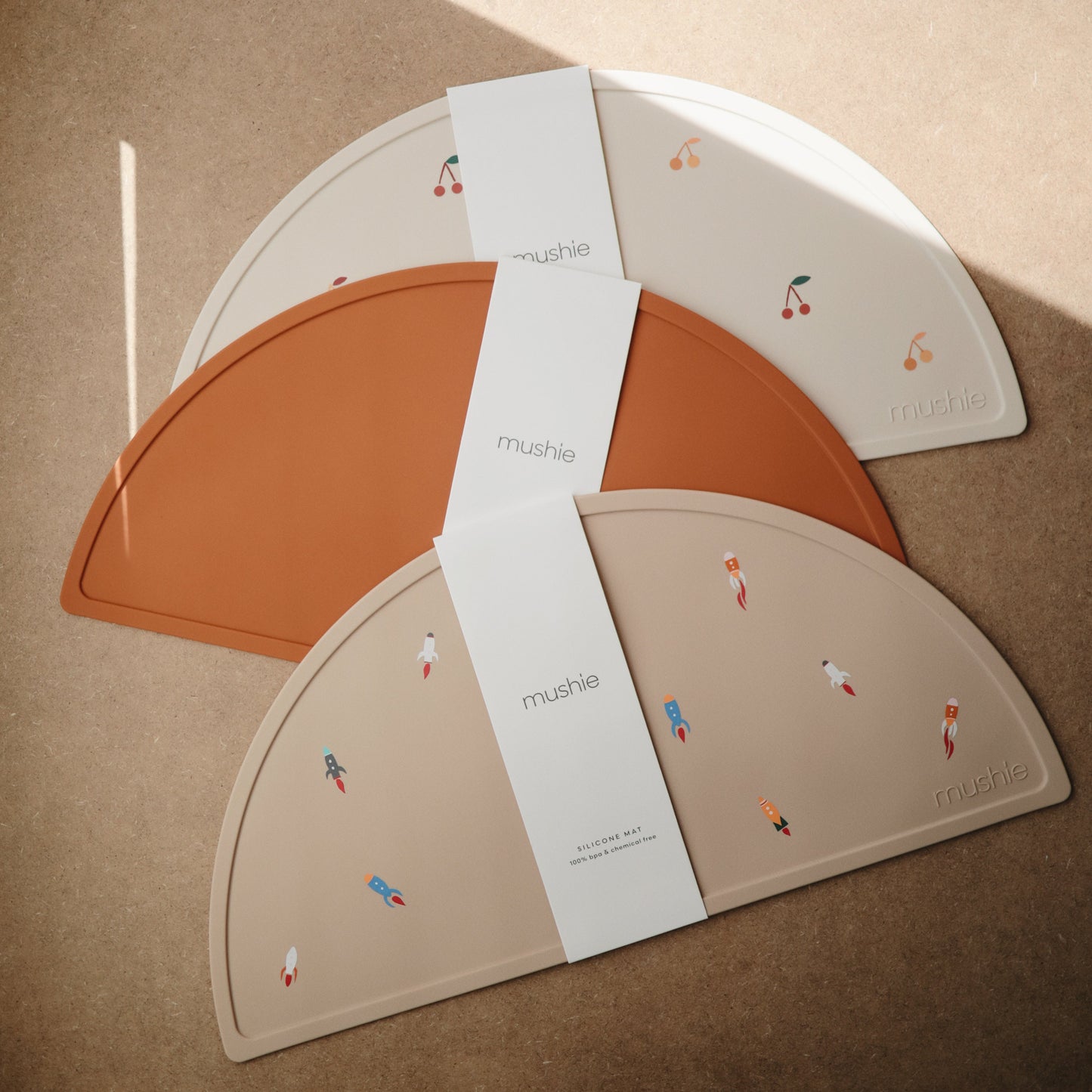Mushie Silicone Placemat – Easy Clean