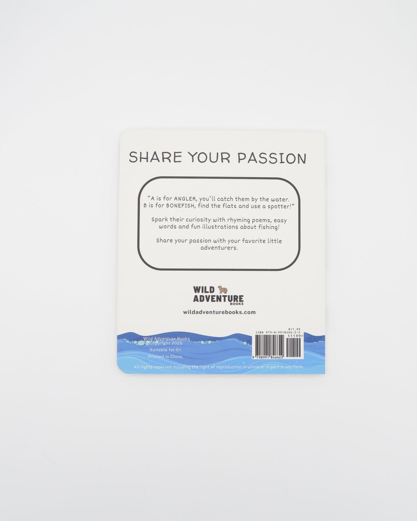 Back cover of a book with text and a barcode on a white background