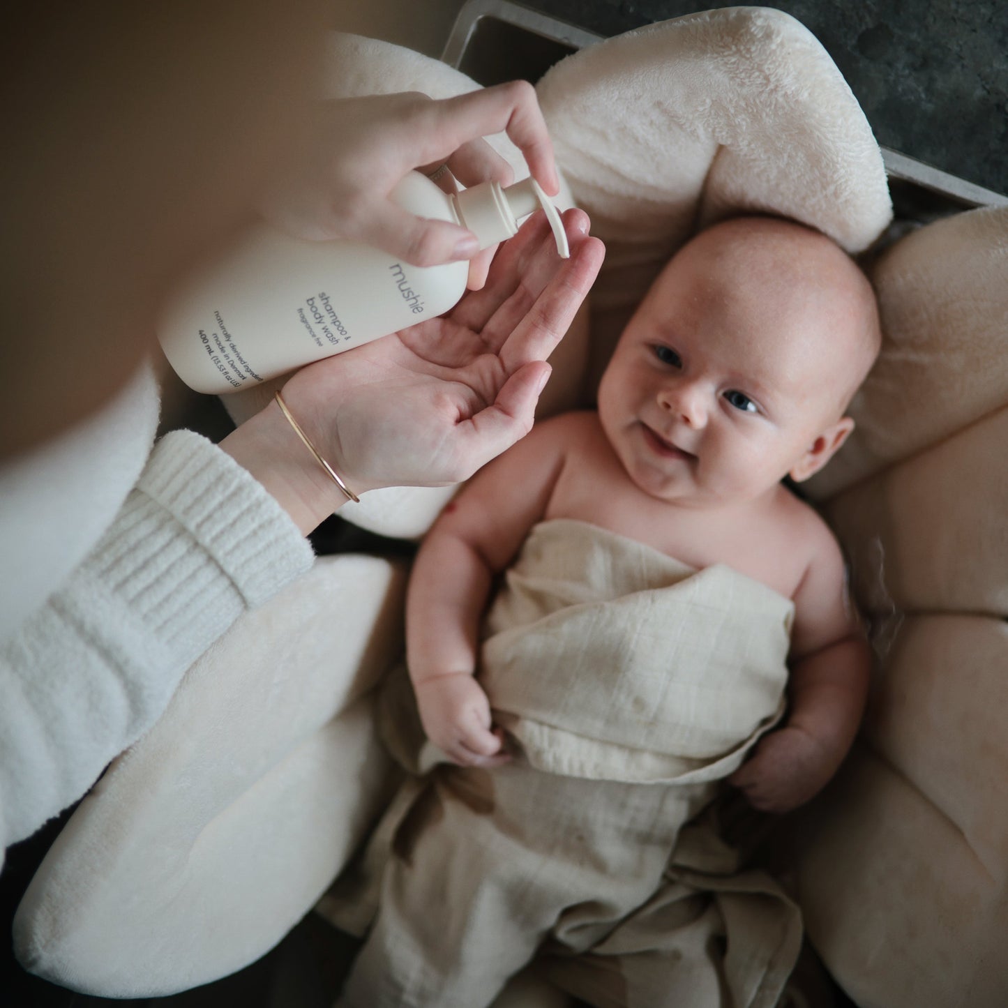 Mushie Baby Shampoo & Body Wash – Fragrance Free