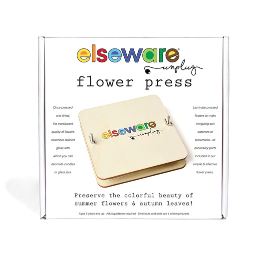 elseware flower press packaging on a white background