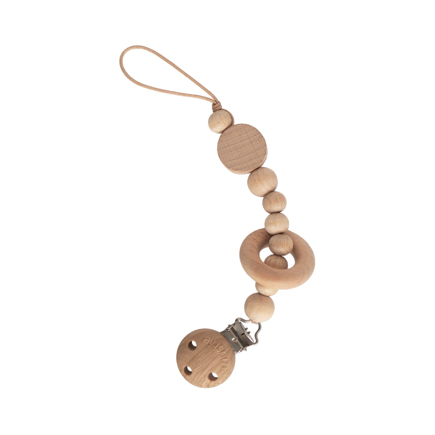 Mushie Silicone Pacifier Clip – Mila