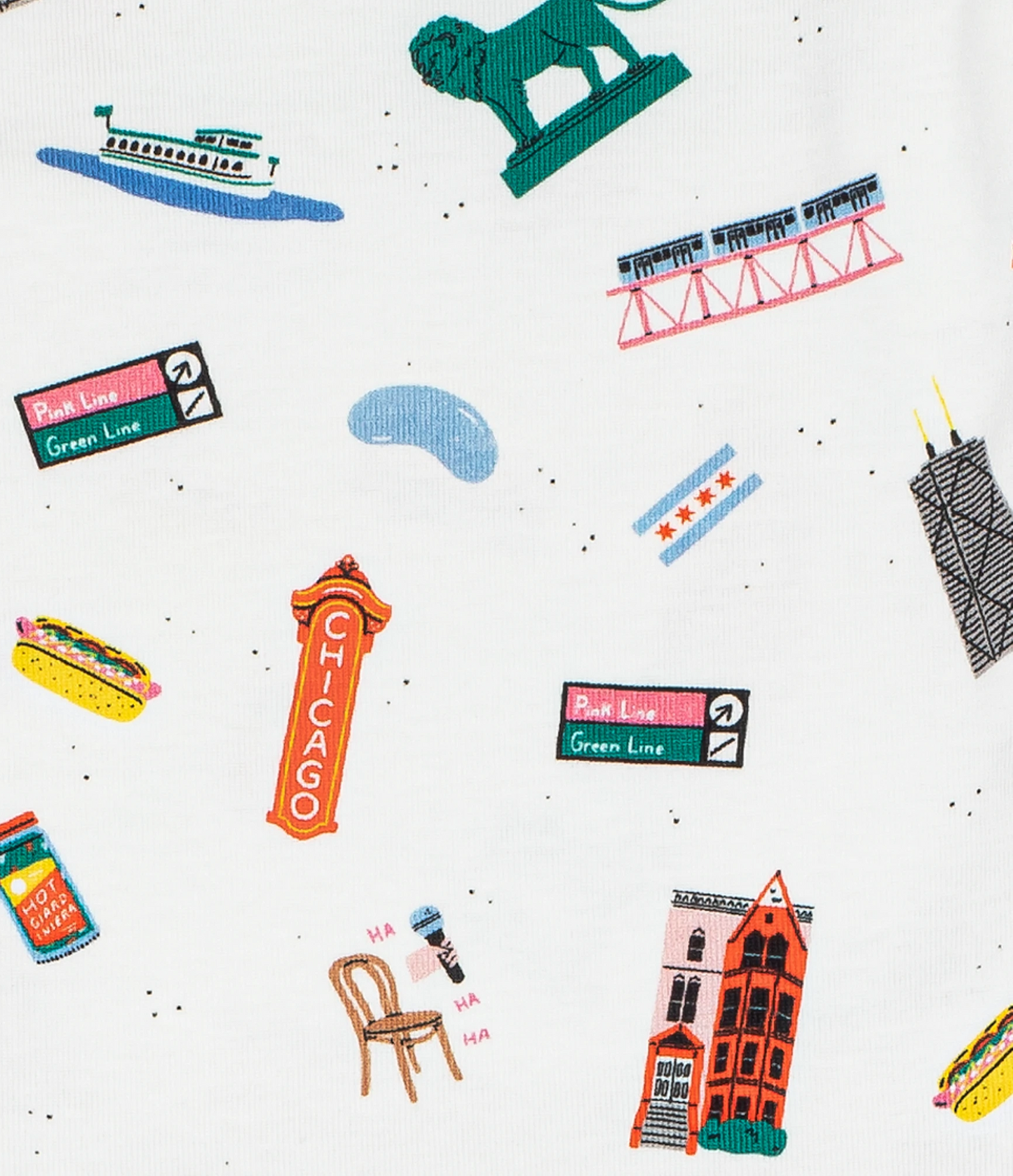 Smaller Things Goodnight, Chicago π Baby Zippered Onesie Pajama Sleeper