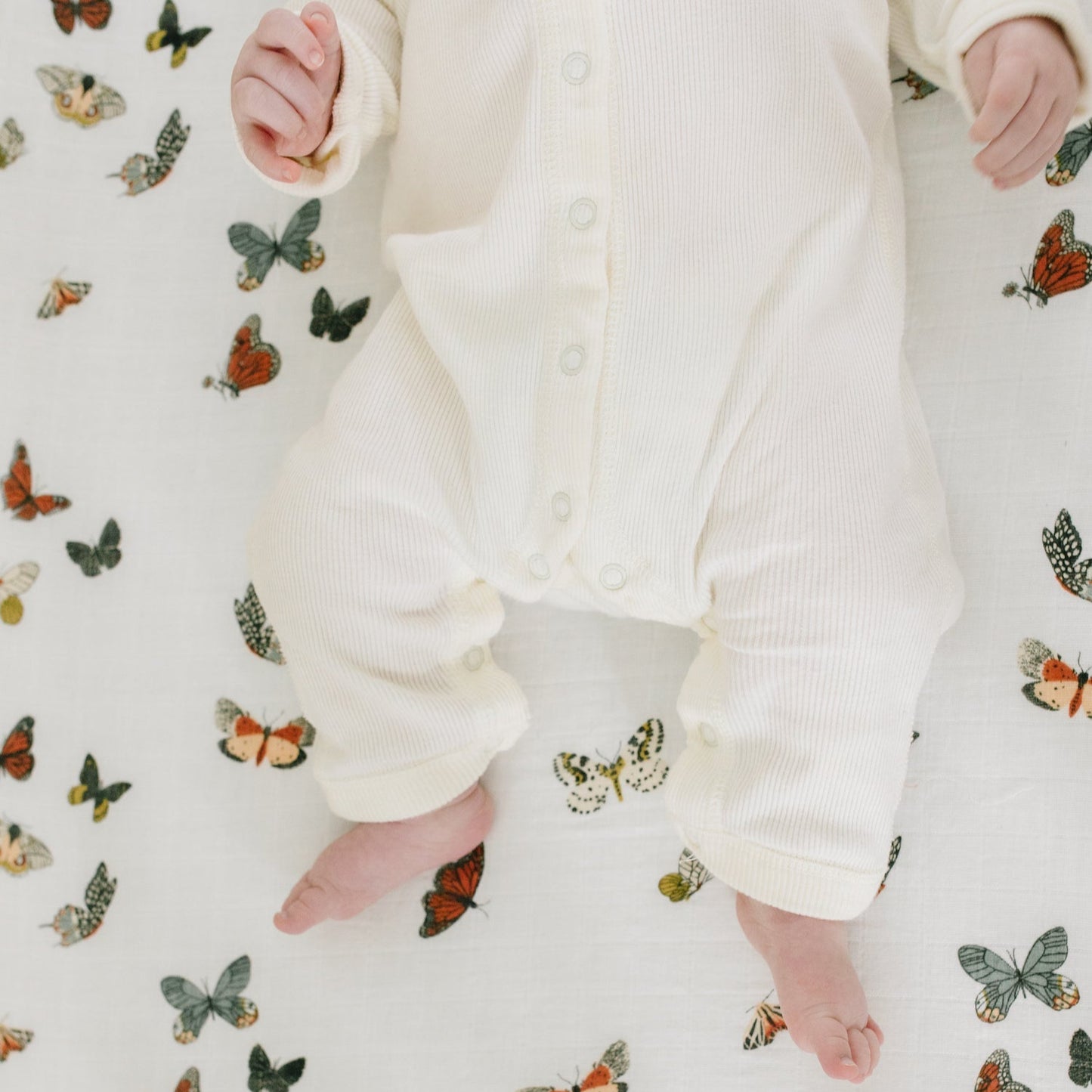 Butterfly Migration Crib Sheet