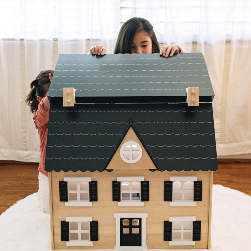 Wonder & Wise Reversible Wooden Dollhouse