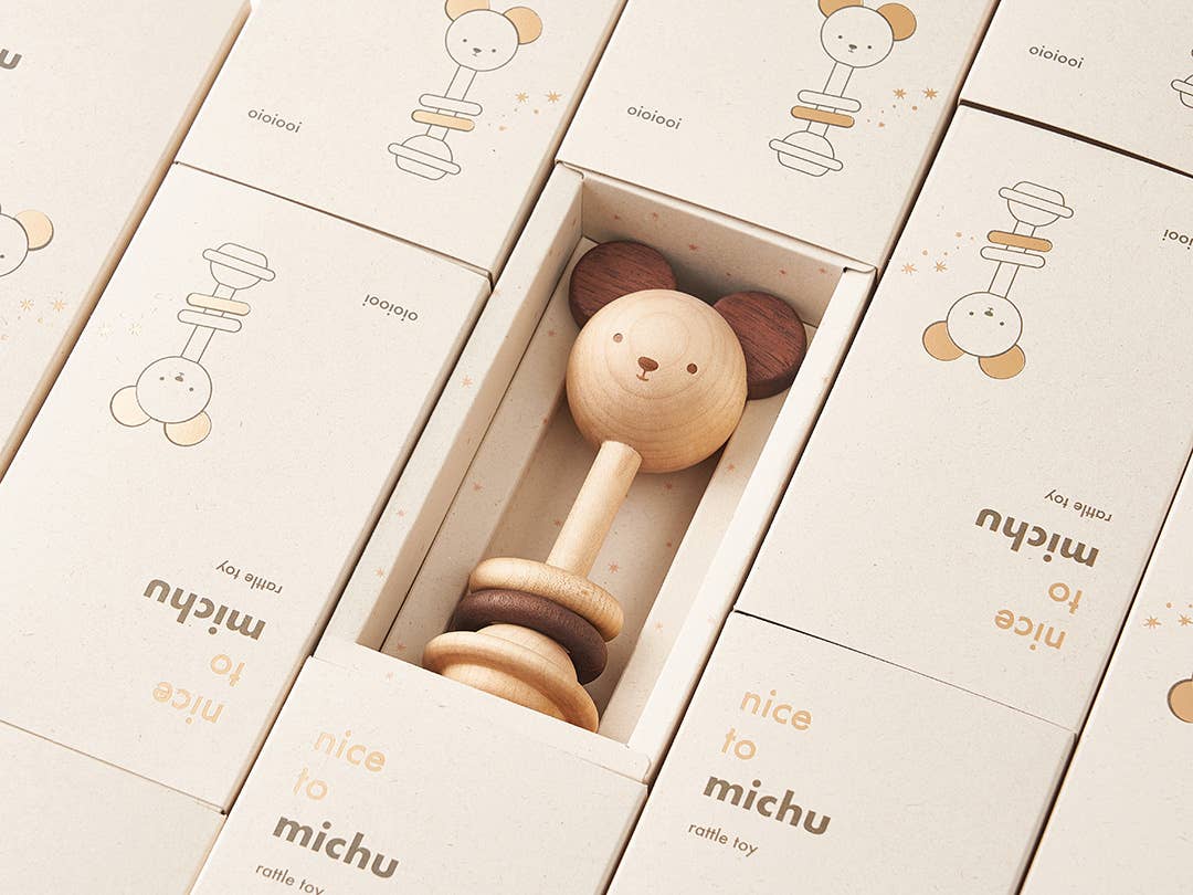 Oioiooi - Nice to Michu Baby Rattle