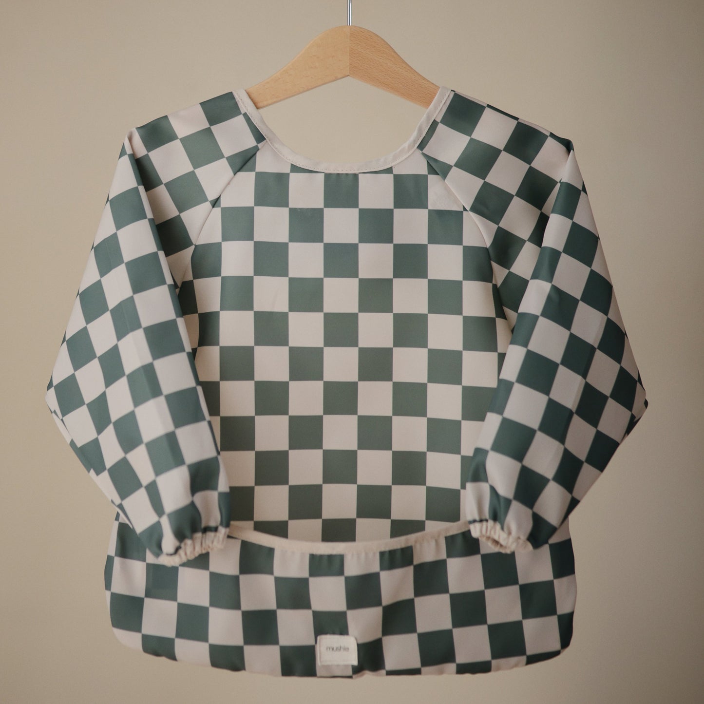 Mushie Long Sleeve Bib – Water Resistant
