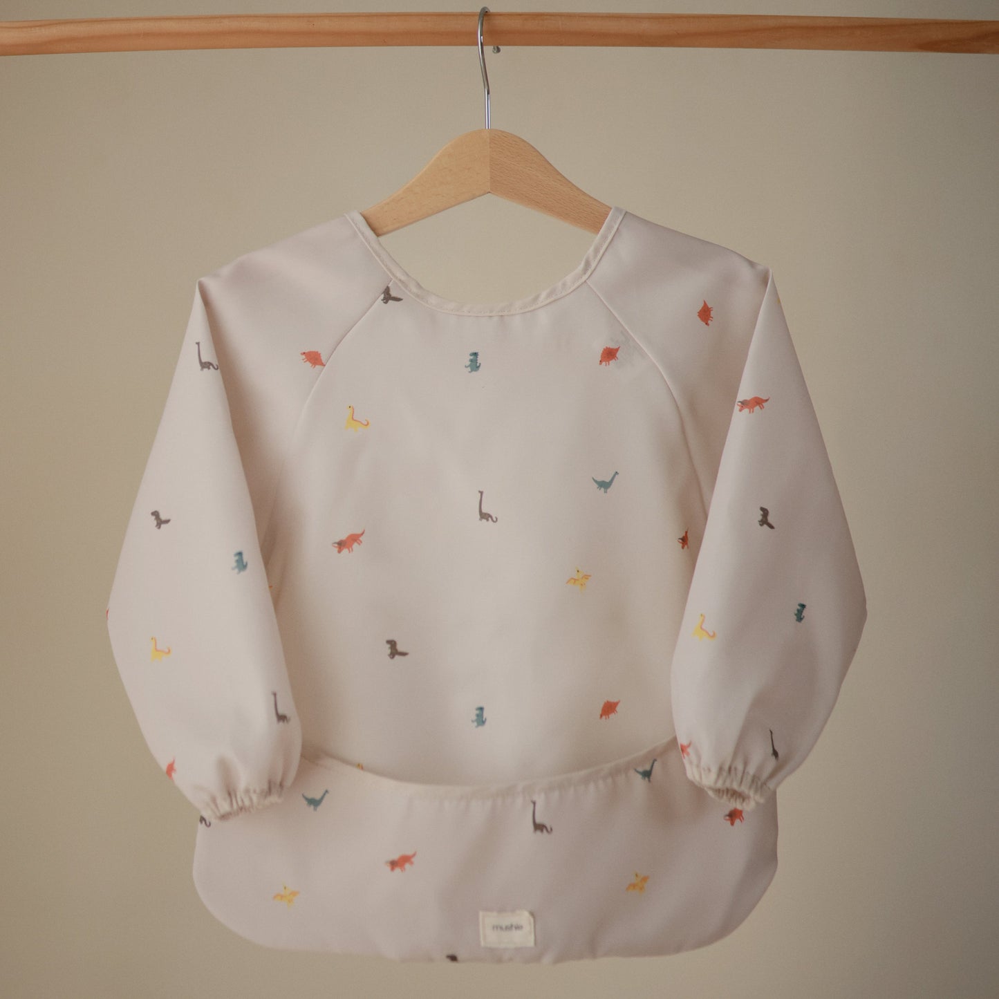 Mushie Long Sleeve Bib – Water Resistant