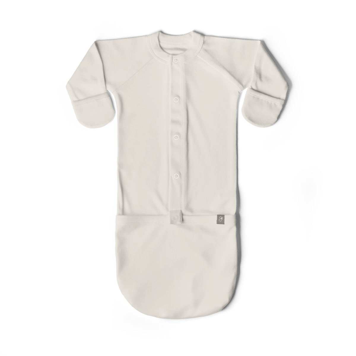 White baby onesie on a transparent background