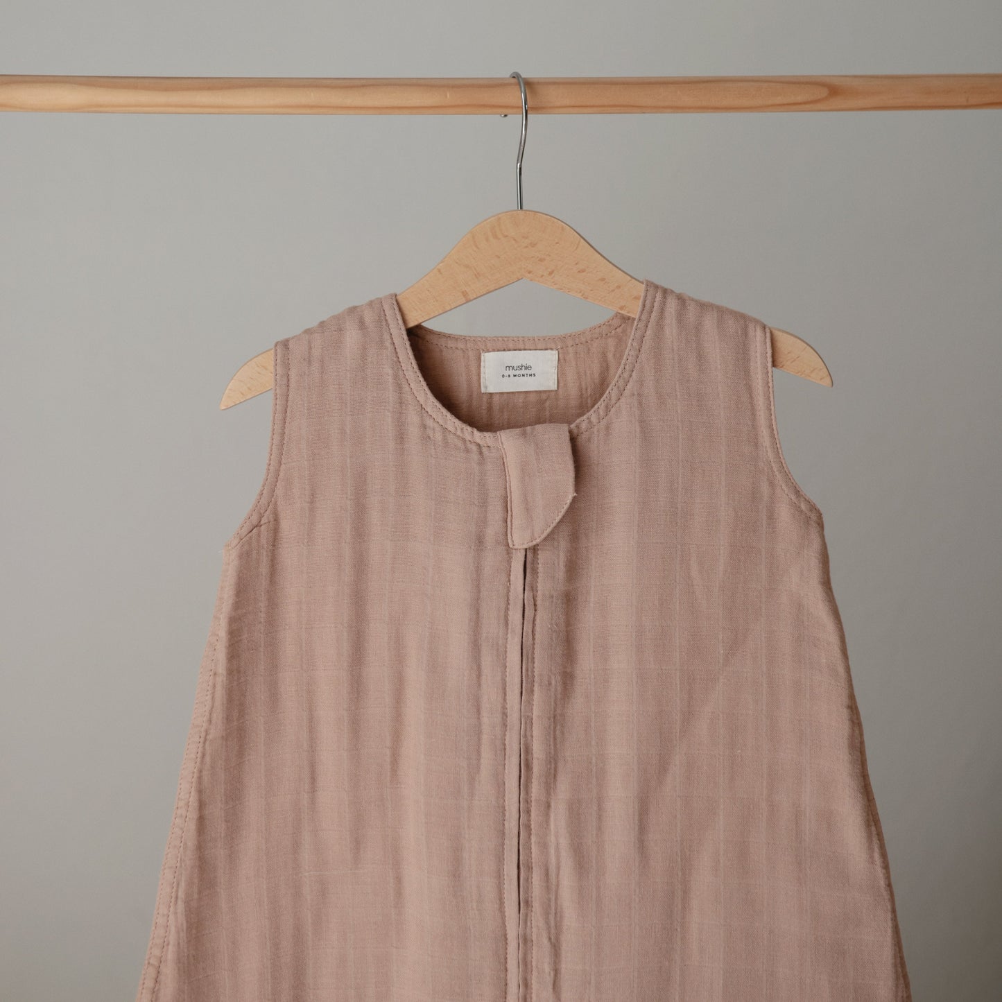 Mushie Organic Cotton Sleepbag – Lightweight Muslin