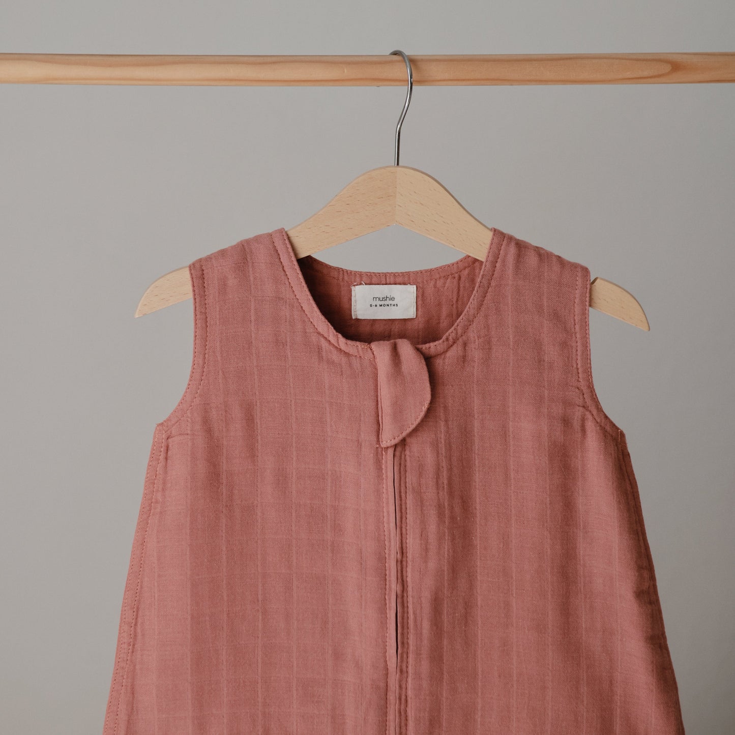 Mushie Organic Cotton Sleepbag – Lightweight Muslin