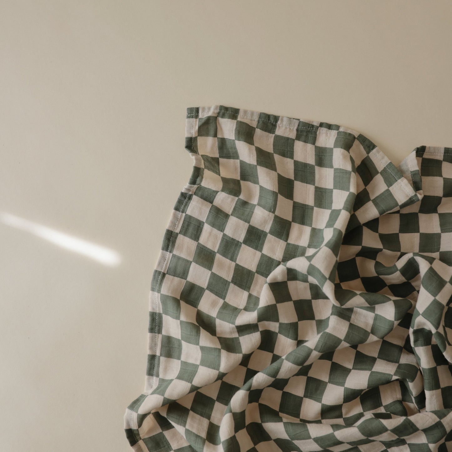 Mushie Muslin Swaddle Blanket – Organic Cotton