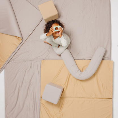 Toki Kids - Cloud + Sandcastle Organic Cotton Mat