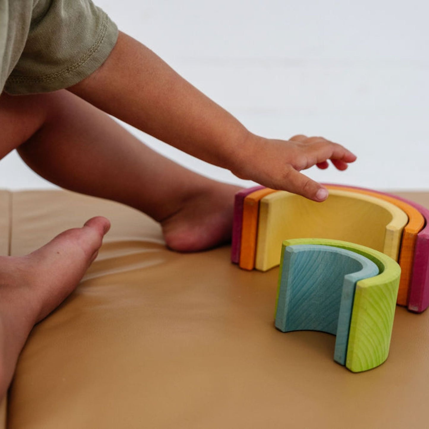 Toki Kids - Sand Vegan Leather Mat