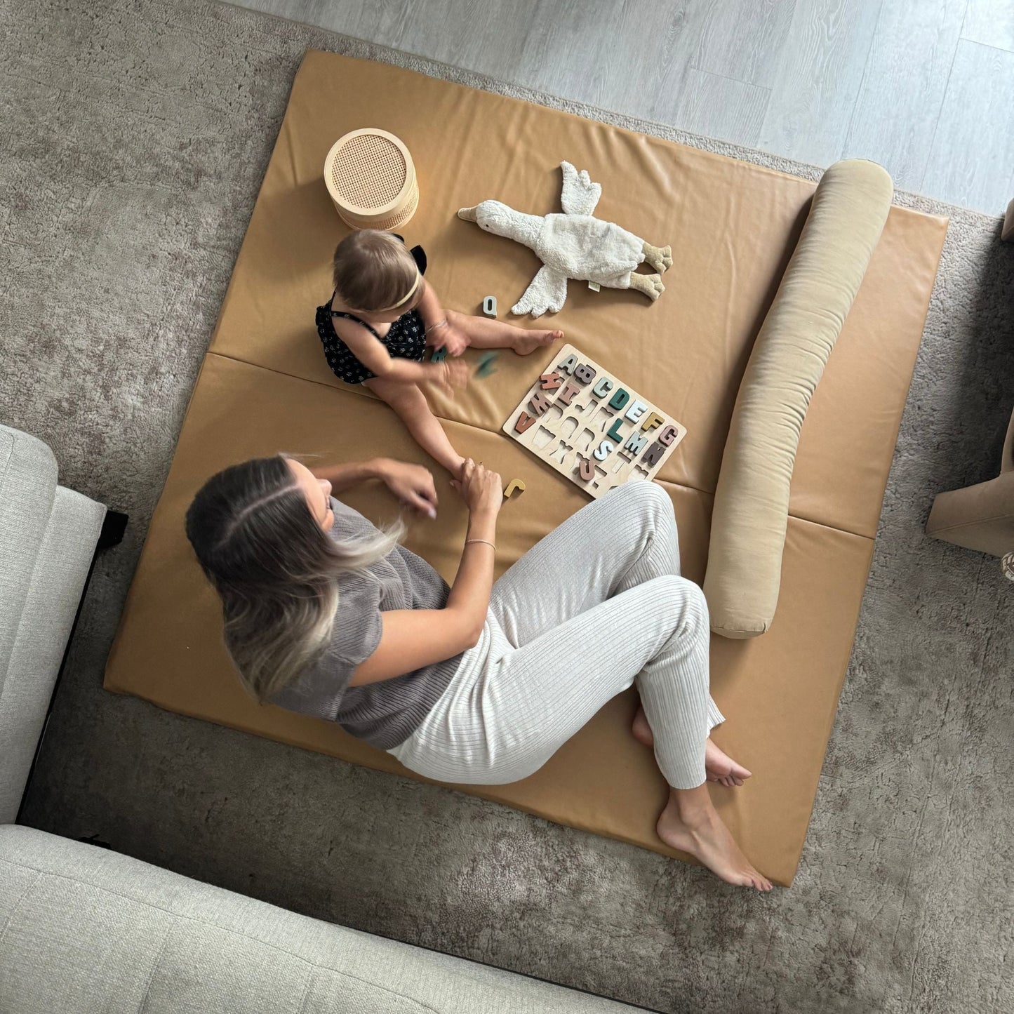 Toki Kids - Sand Vegan Leather Mat