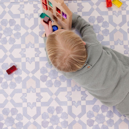 Toki Kids - Blue Tile Vegan Leather Mat