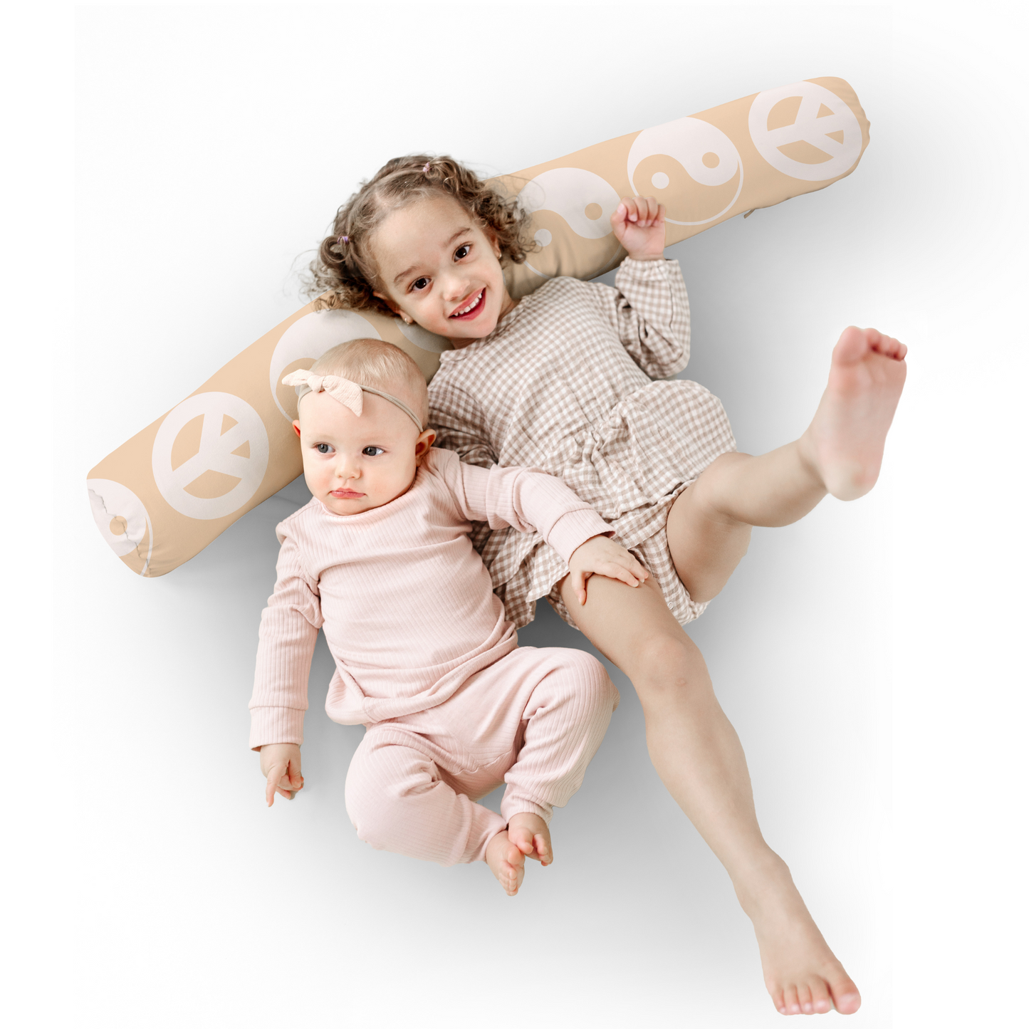Organic Support Pillow - Beige Yin Yang