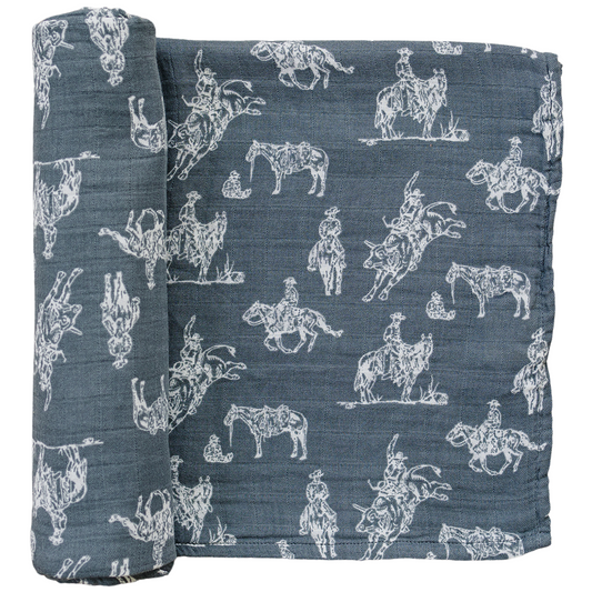 Muslin Swaddle Blanket - Wild West