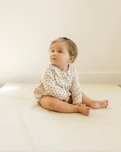 Peter Pan Romper || Polka Dot