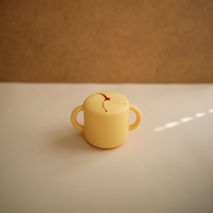 Mushie Silicone Snack Cup – Spill-Proof