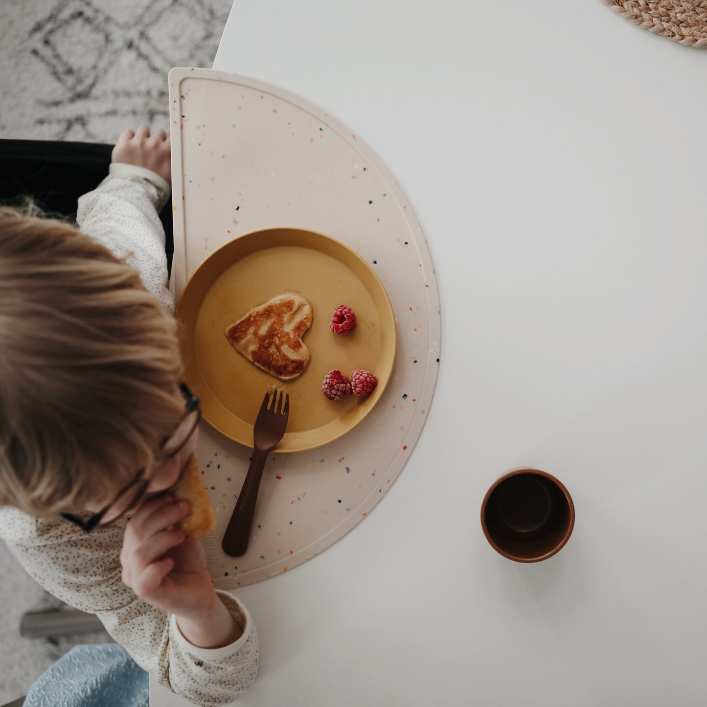Mushie Silicone Placemat – Easy Clean