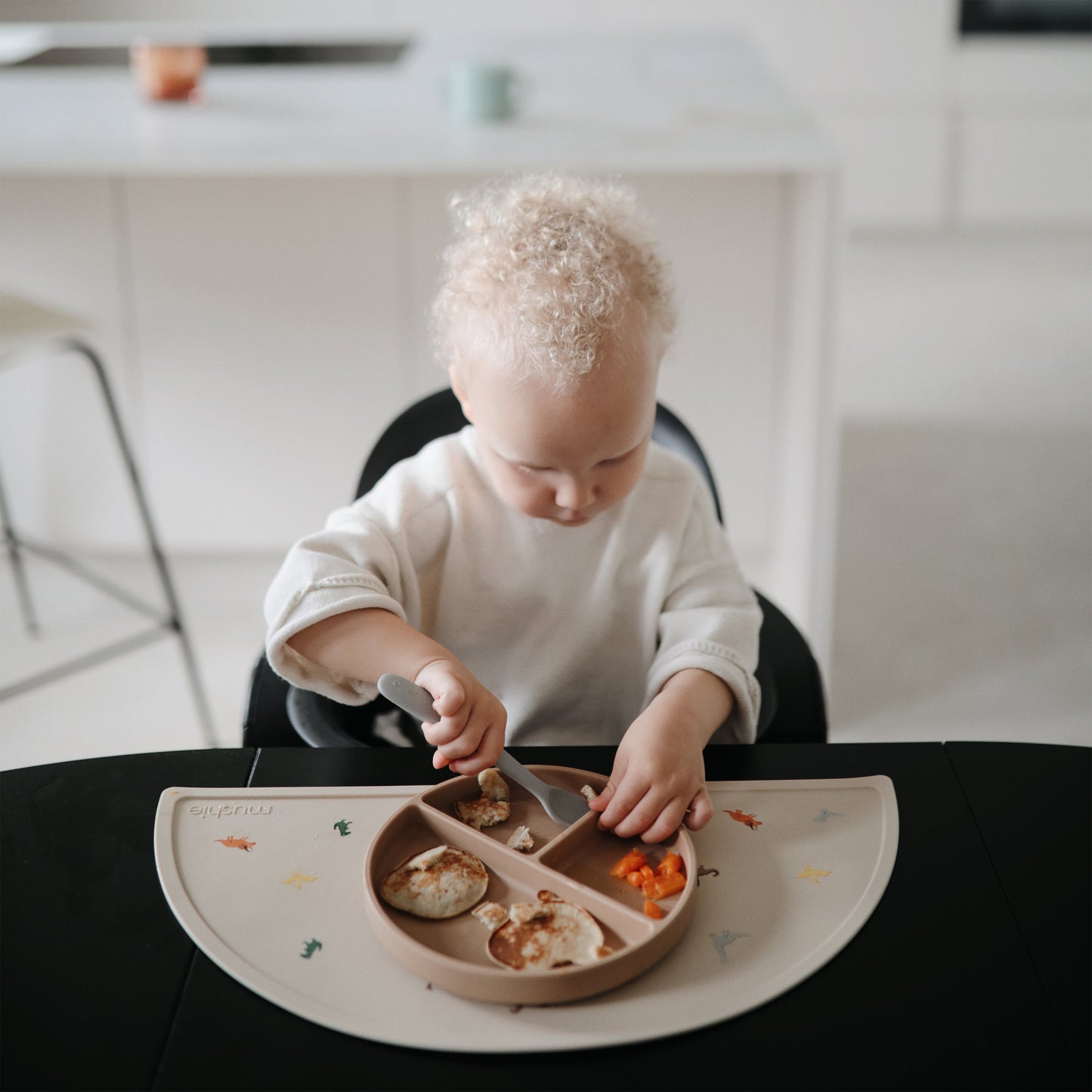 Mushie Silicone Placemat – Easy Clean