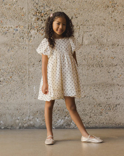 Luna Dress - Flocked Daisy