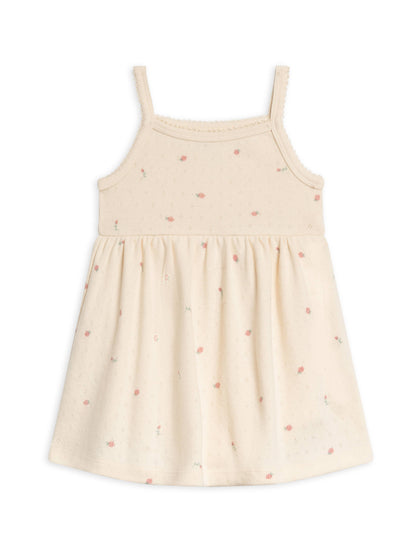 Organic Baby Soleil Pointelle Bodysuit Dress - Pia Floral
