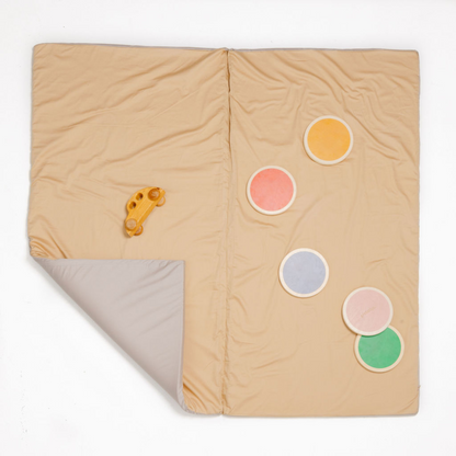Toki Kids - Cloud + Sandcastle Organic Cotton Mat