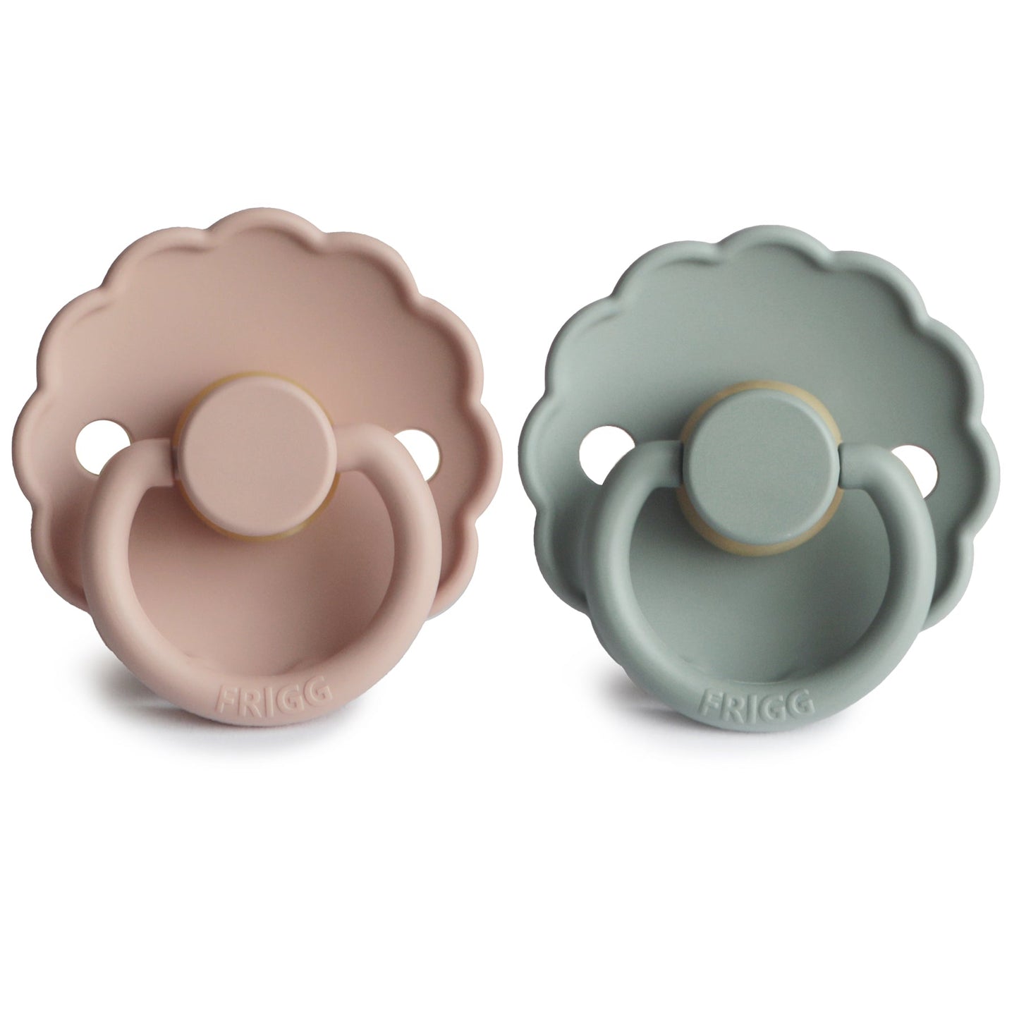 Mushie FRIGG Daisy Pacifier 2-Pack – Natural Rubber