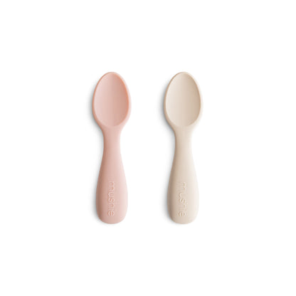 Mushie Silicone Toddler Starter Spoons