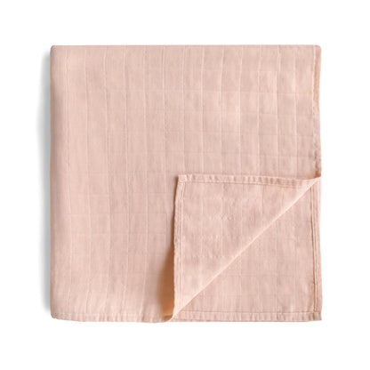 Mushie Muslin Swaddle Blanket – Organic Cotton