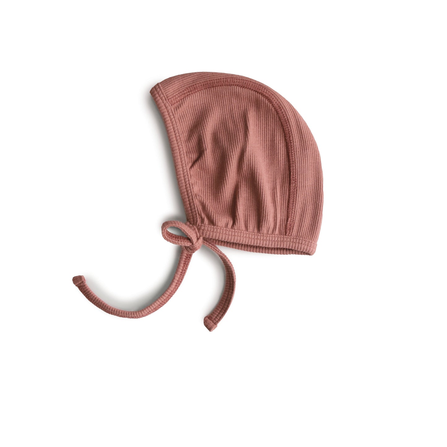 Mushie Baby Bonnet – Organic Cotton Rib Knit