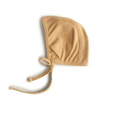 Mushie Baby Bonnet – Organic Cotton Rib Knit
