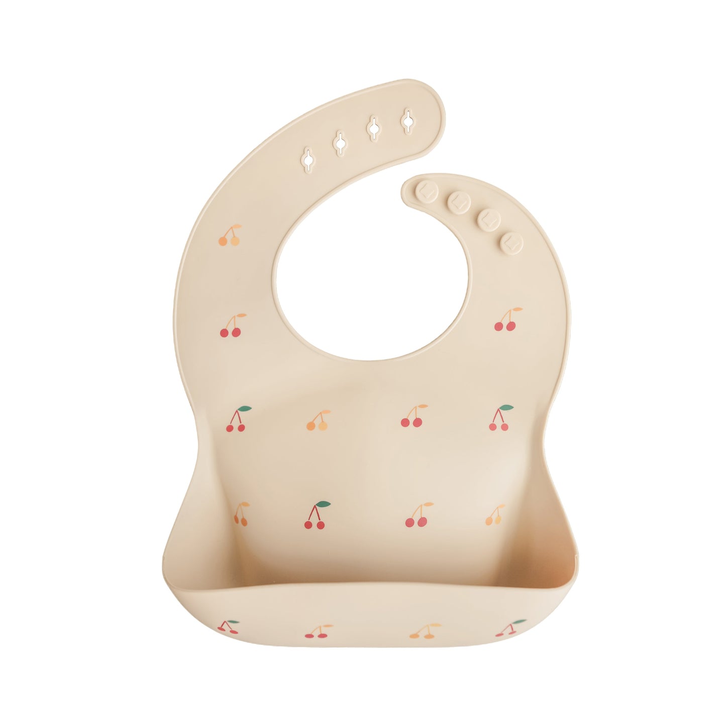 Mushie Silicone Baby Bib – Adjustable Catch-All