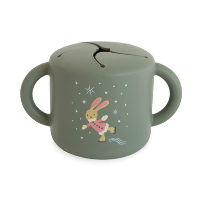 Mushie Silicone Snack Cup – Spill-Proof