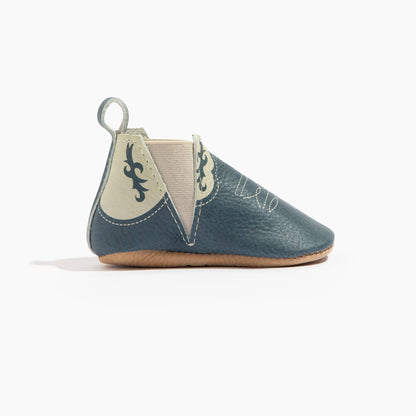 Freshly Picked – Denim Cowboy Chelsea Boot Baby Shoes