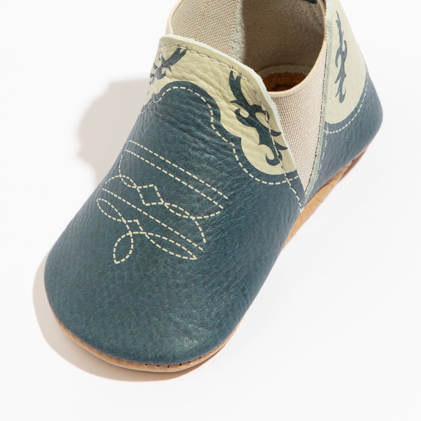 Freshly Picked – Denim Cowboy Chelsea Boot Baby Shoes