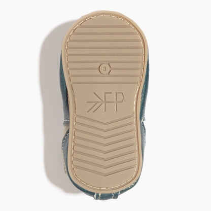 Freshly Picked – Denim Cowboy Chelsea Boot Baby Shoes