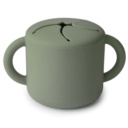 Mushie Silicone Snack Cup – Spill-Proof