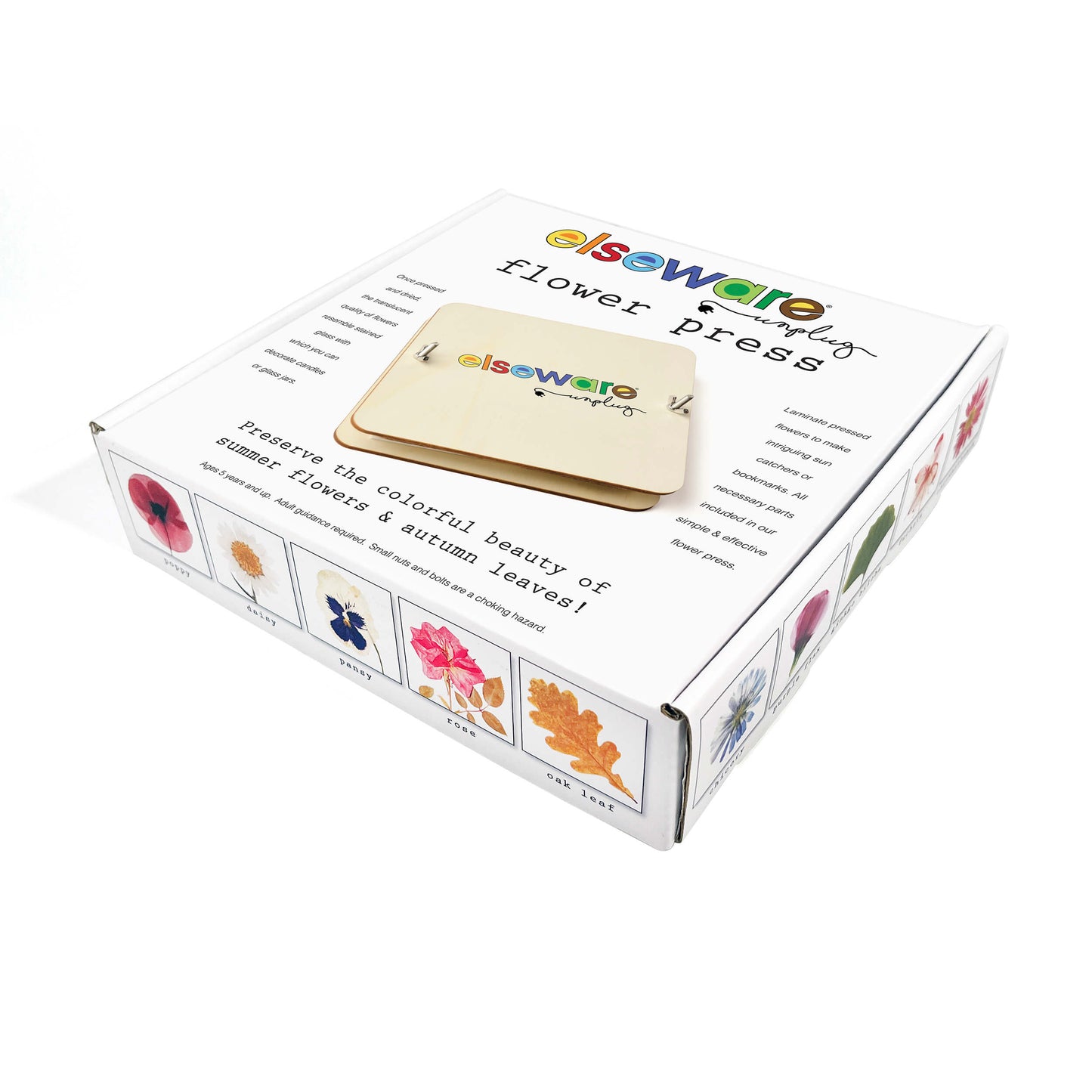 Olesware flower press packaging on a white background