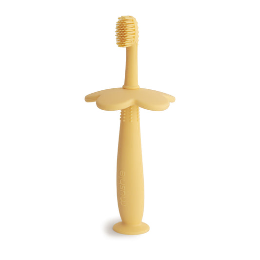 Mushie Flower Training Toothbrush – Silicone