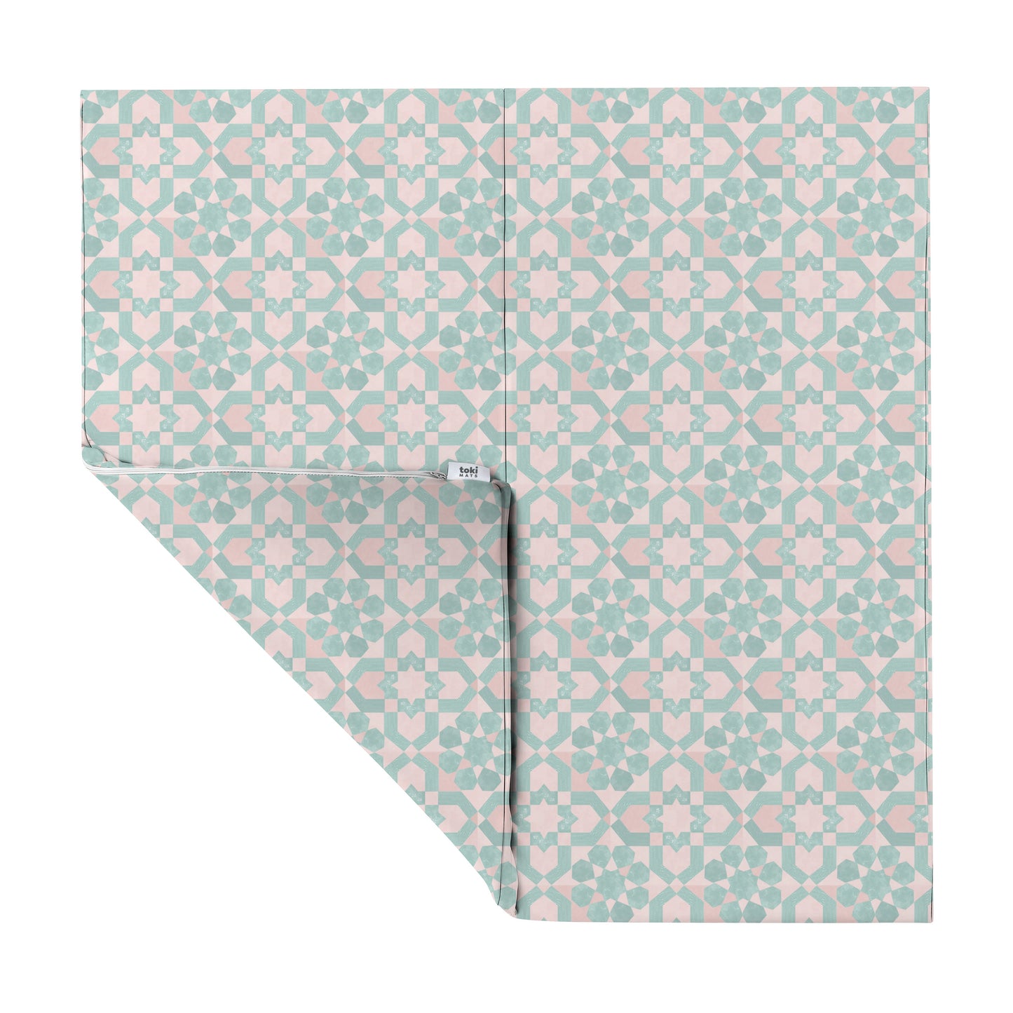 Toki Kids - Green Tile Vegan Leather Mat