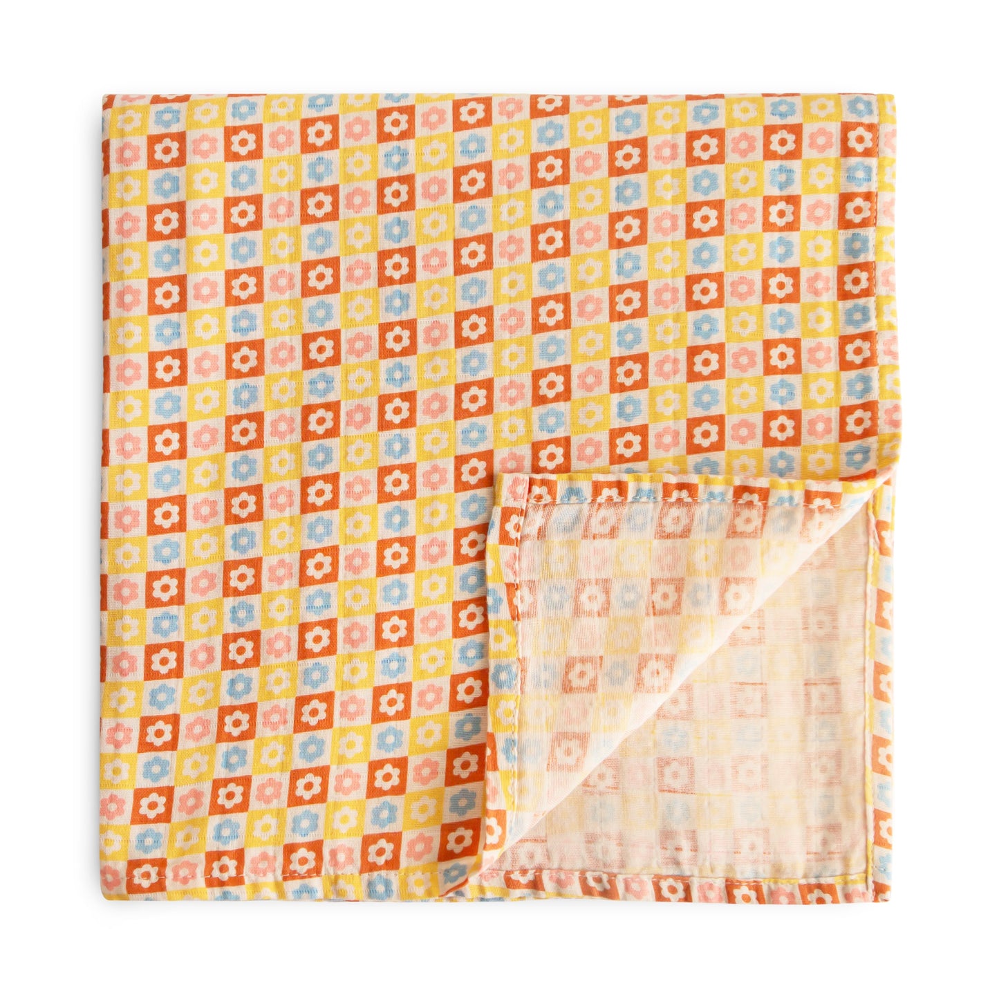 Mushie Muslin Swaddle Blanket – Organic Cotton