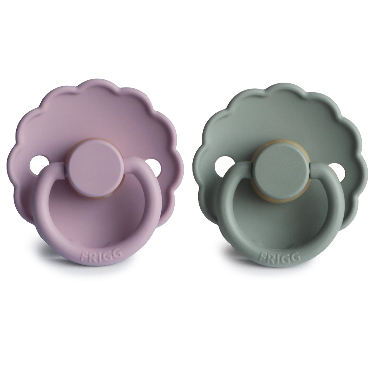 Mushie FRIGG Daisy Pacifier 2-Pack – Natural Rubber