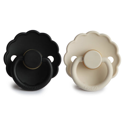 Mushie FRIGG Daisy Pacifier 2-Pack – Natural Rubber