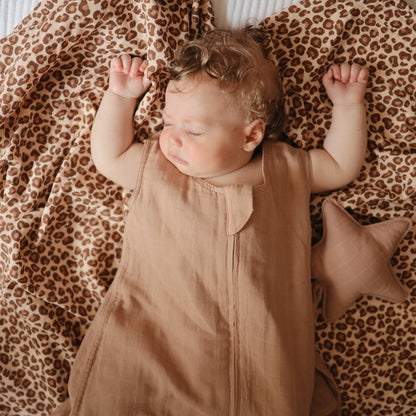 Mushie Organic Cotton Sleepbag – Lightweight Muslin
