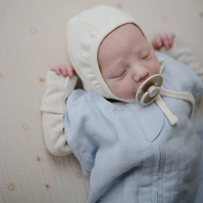 Mushie Organic Cotton Sleepbag – Lightweight Muslin