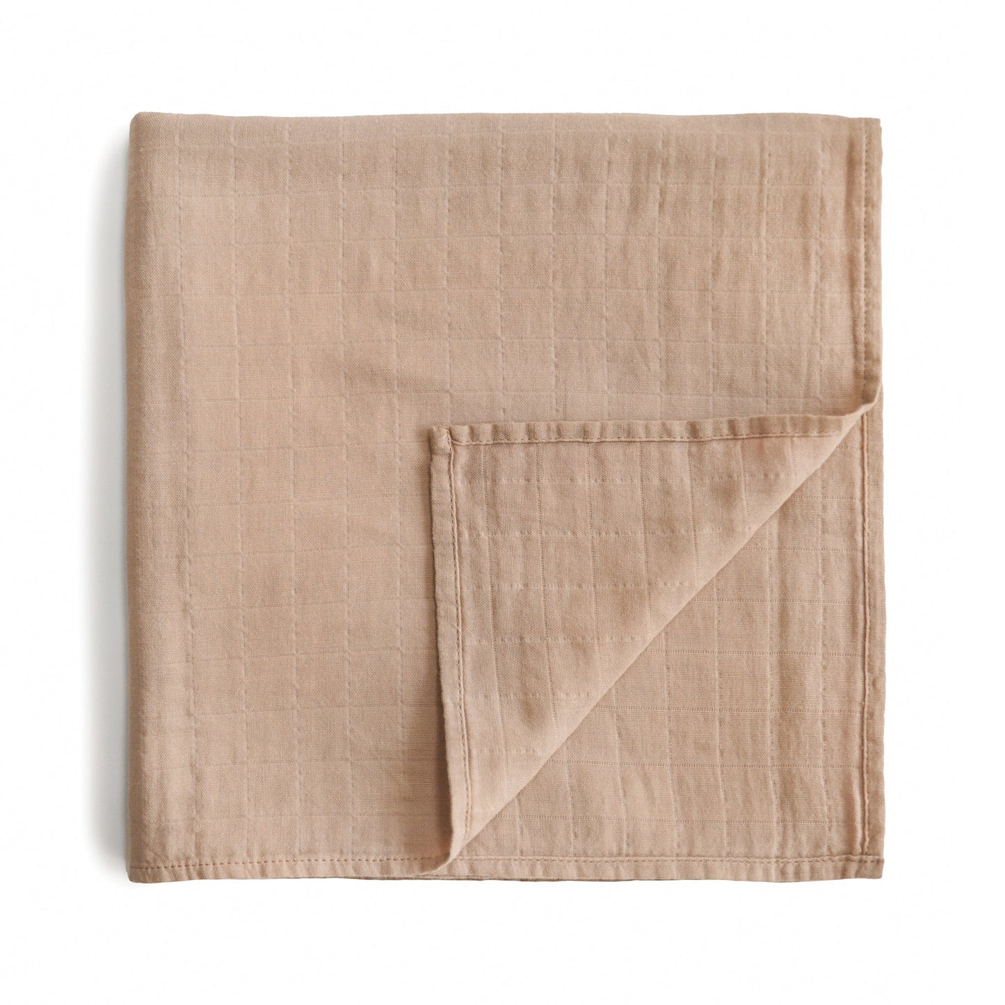 Mushie Muslin Swaddle Blanket – Organic Cotton